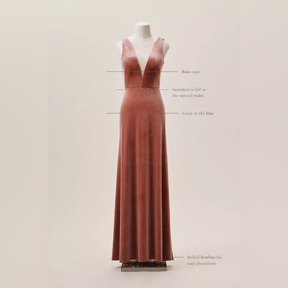 Jenny Yoo Logan Velvet Dress - Picture 2 of 9